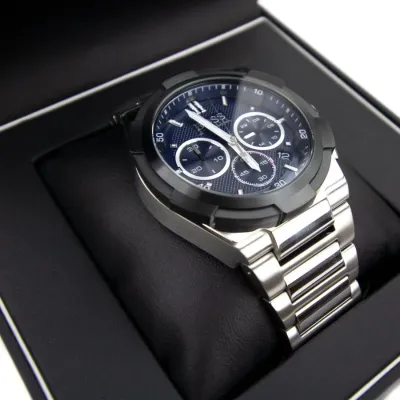 Hugo Boss Supernova Blue Dial Stainless Steel Chronograph Men’s Watch